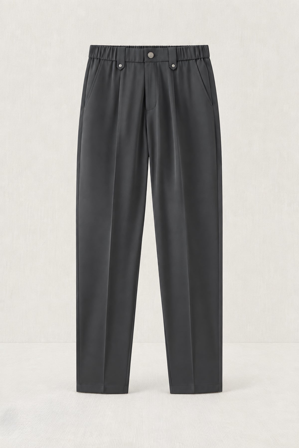 Pantalon droit Appui gris foncé, vêtement seul — visuel généré par IA