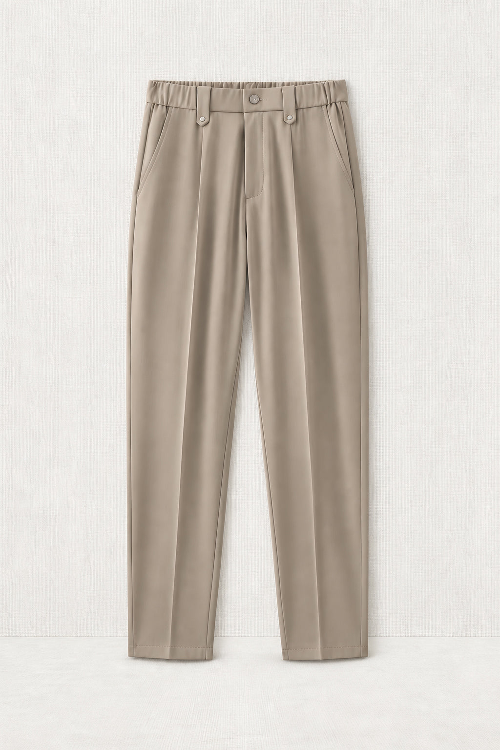 Pantalon droit Appui kaki, vêtement seul — visuel généré par IA